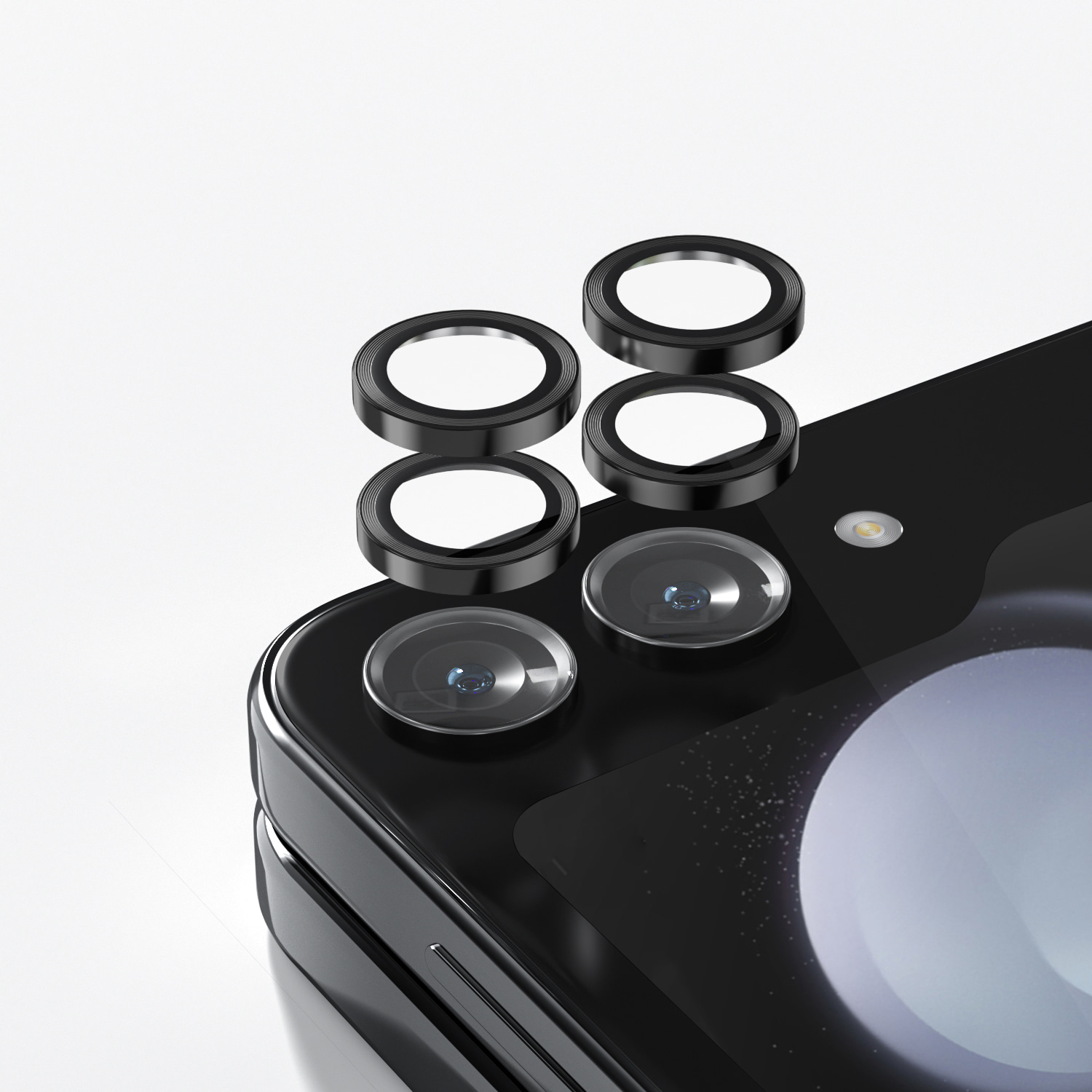 하이온 갤럭시 Z플립5 카메라 메탈 링 렌즈보호 필름 1+1매
